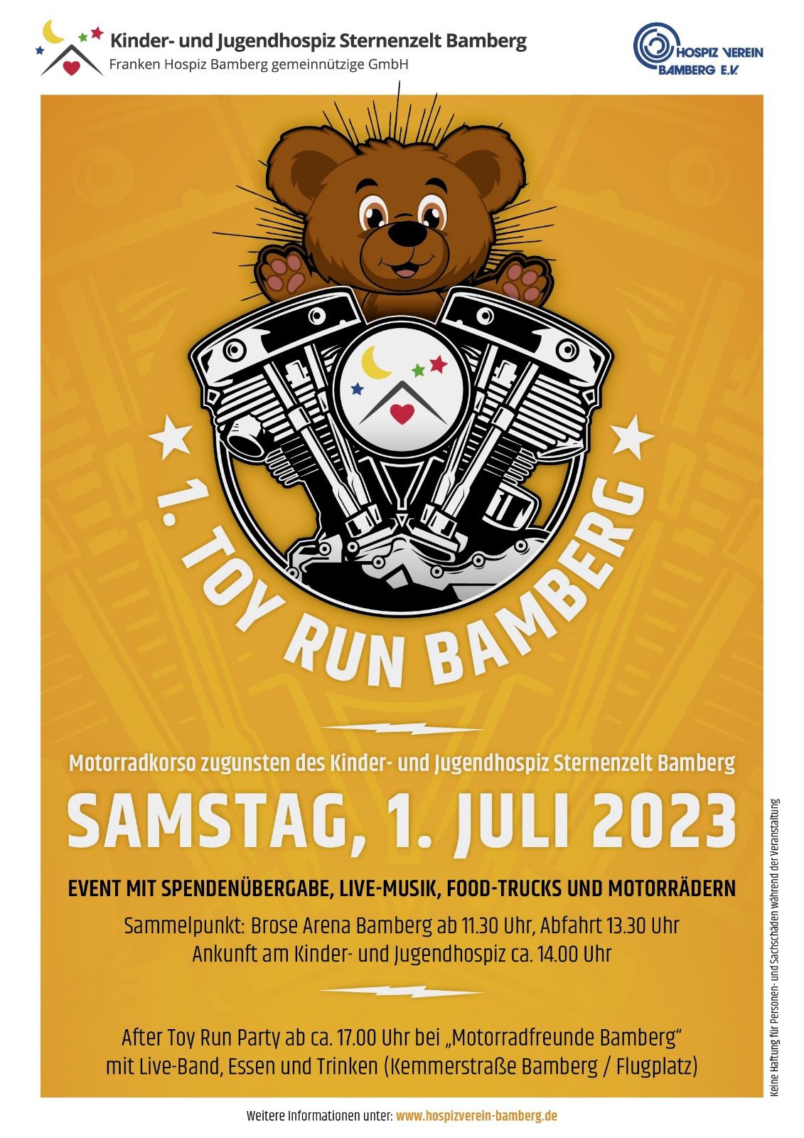 * 1. Toy Run Bamberg * WIR SIND DABEI! Christliche Motorradfreunde